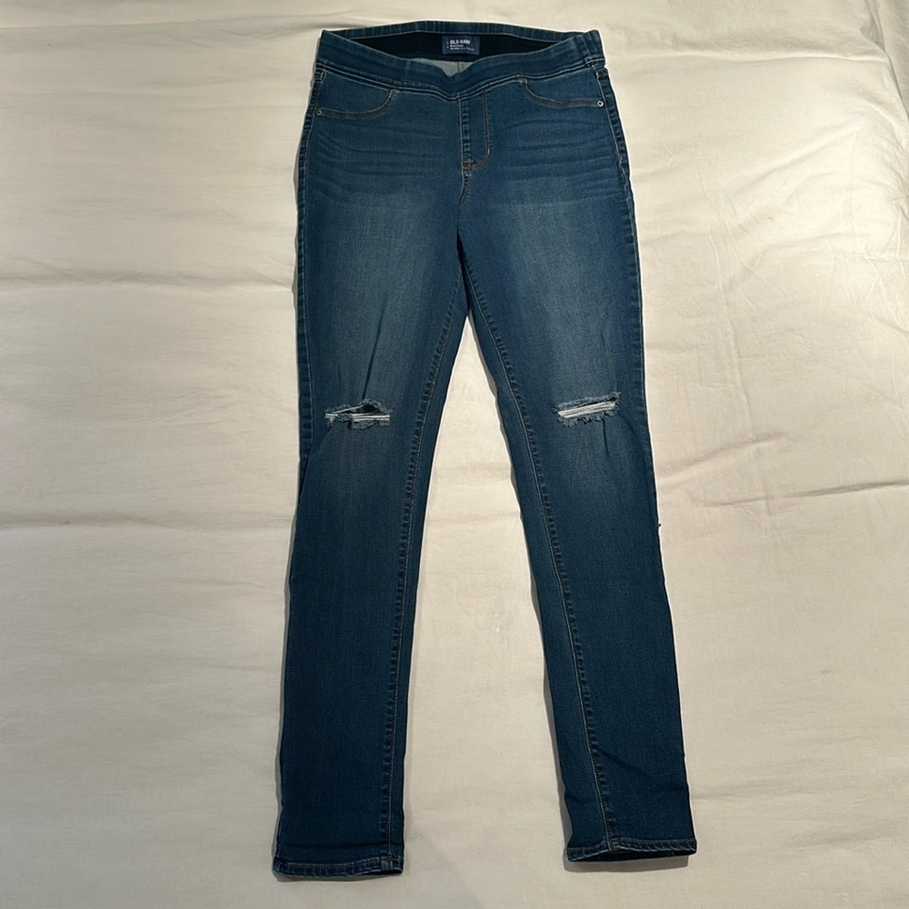 Distressed jeggins